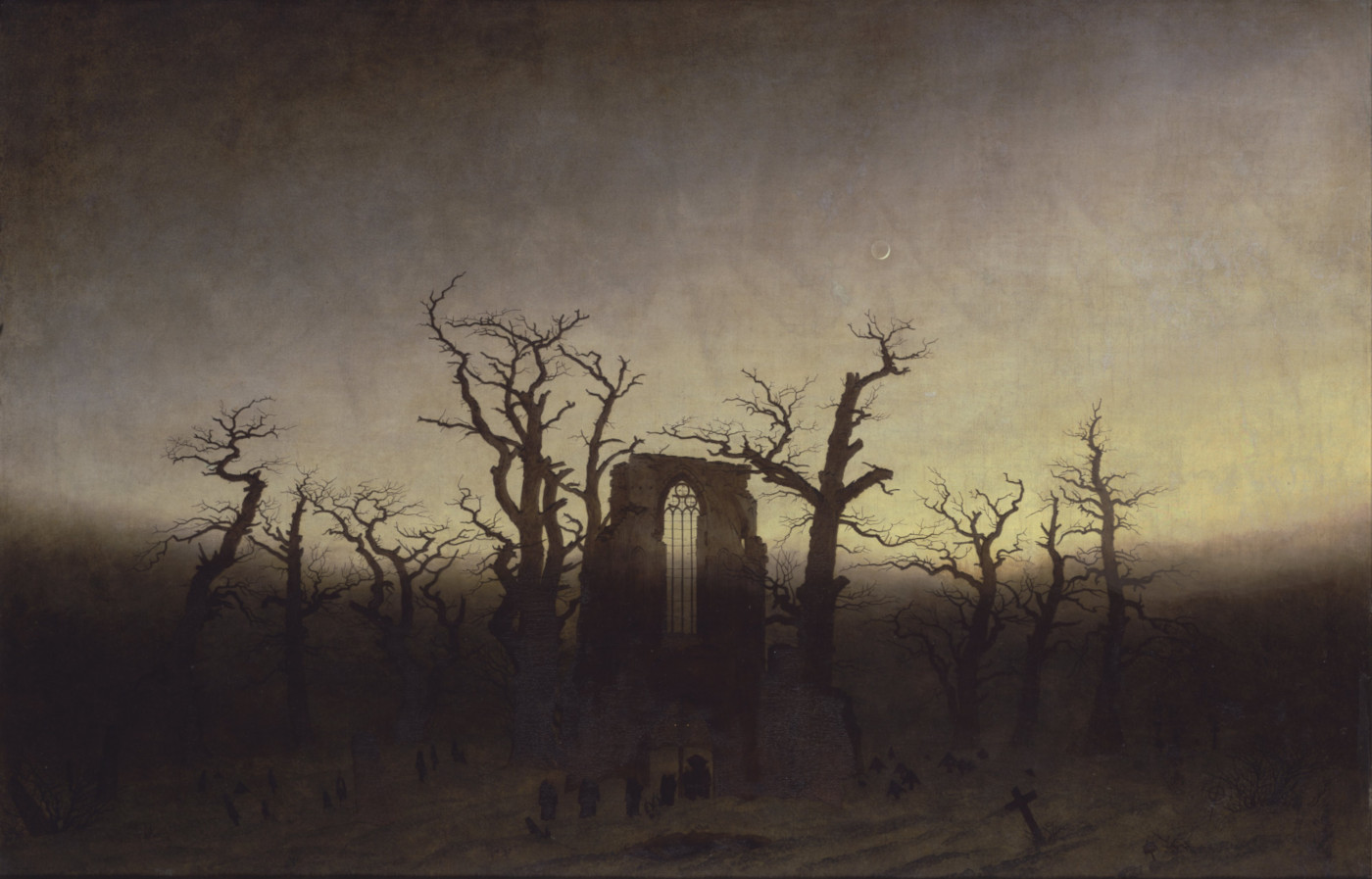 Caspar David Friedrich: Abbey among Oak Trees